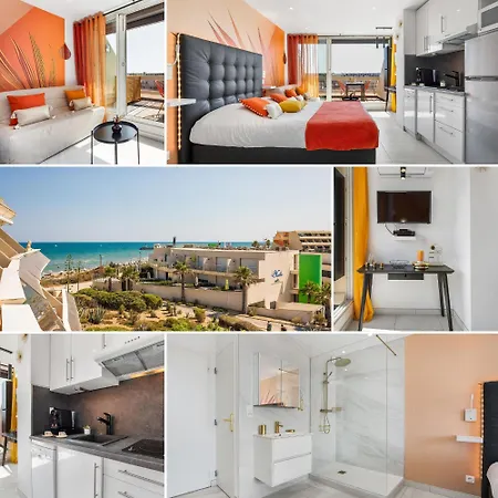 公寓 Will4stay - Vue - Heliopolis - Parking Inclus - Village Naturiste 阿格德