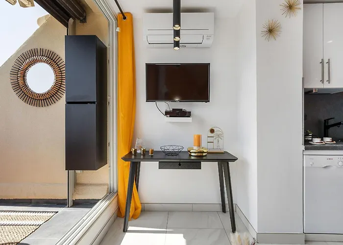 Studio Vue Mer - Heliopolis - Parking Inclus - Le Will4Stay Village Naturiste